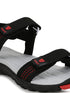 2GC-07 Black Men's Sports Sandals